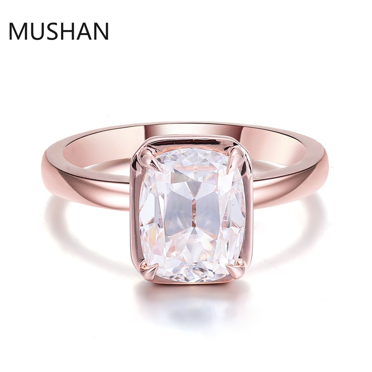Moissanite Ring - MUSHAN Lüks Özel Tasarım 14K 18K