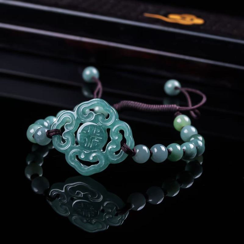 The Jewelry & Watches - Doğal Yeşim A Sınıfı Bileklik Orijinal