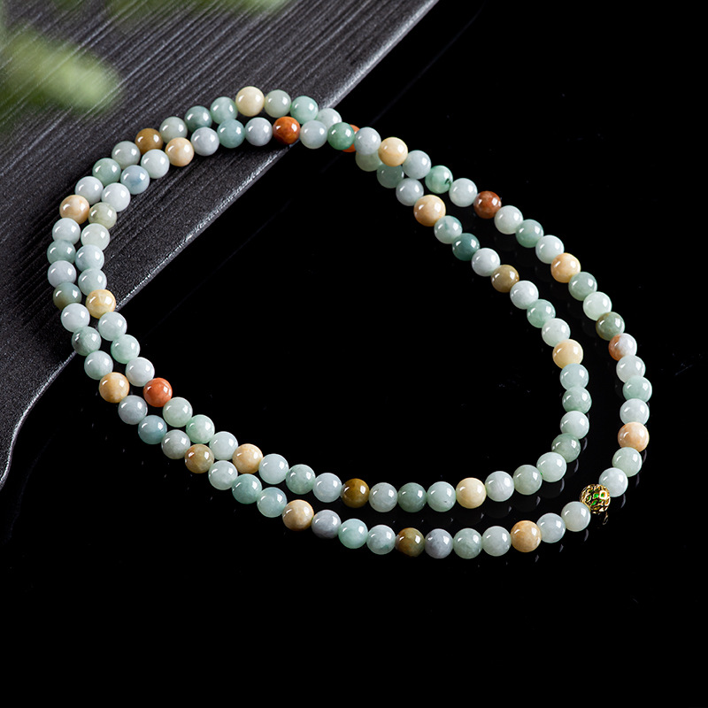 Charm Bracelet Beads - Burma Yeşim Taşı Boncuklu Bileklik Kolye