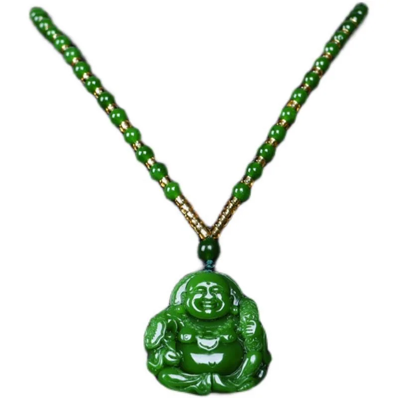 Çin yeşil yeşim Maitreya buda  - The Jewelry & Watches incelemesi ve fiyatı