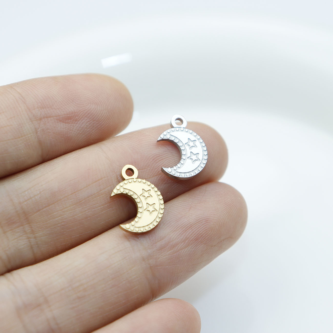 5 adet Paslanmaz Çelik Ay Yüks - Moon Star Earrings incelemesi ve fiyatı