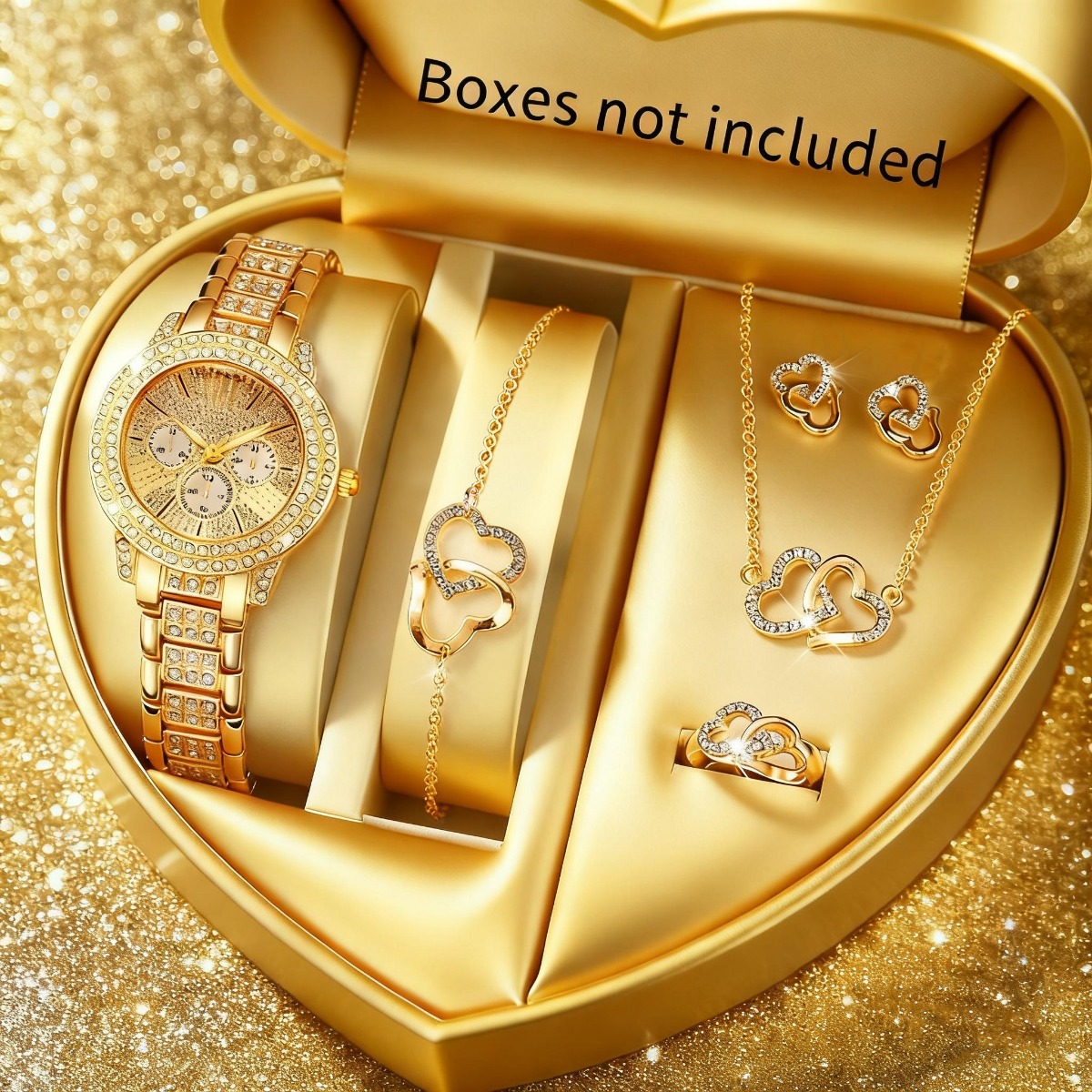 6 adet lüks taklidi kadın izle - Jewelry Box Watches Bracelets incelemesi ve fiyatı
