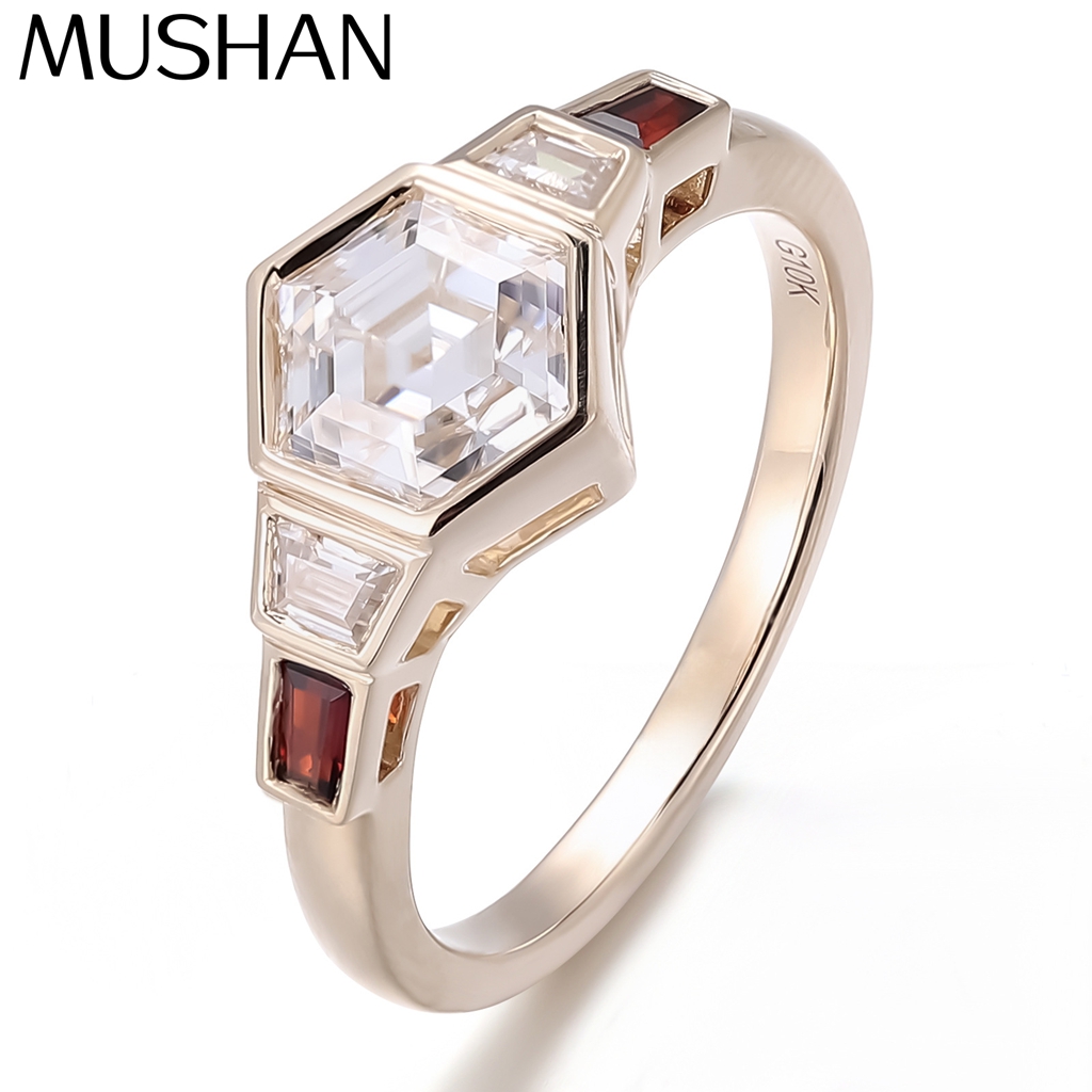 MUSHAN Özel Tasarım Takılar 10 - Moissanite Ring incelemesi ve fiyatı