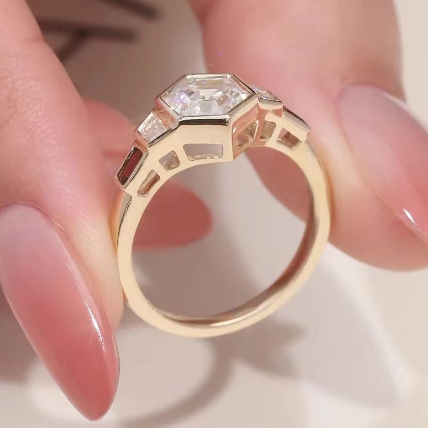 MUSHAN Özel Tasarım Takılar 10 - Moissanite Ring incelemesi ve fiyatı