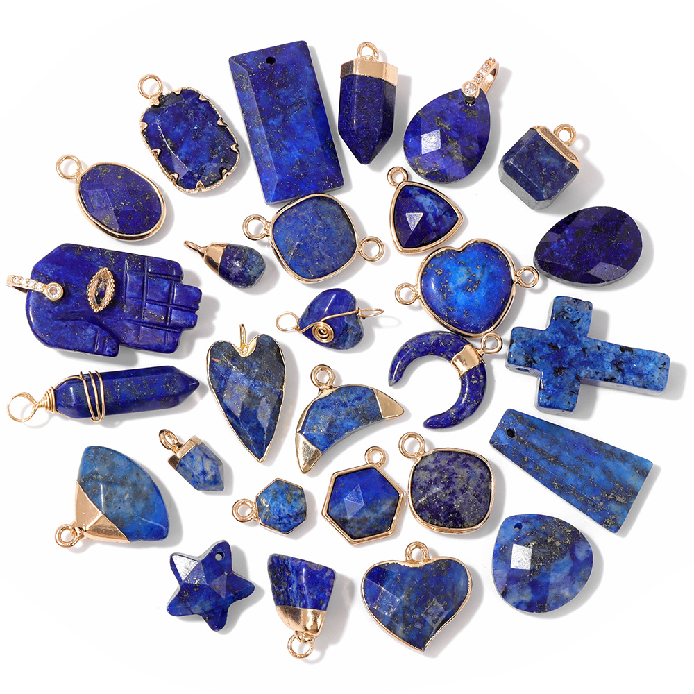5 adet/grup Lapis Stone li taş - Moon Star Earrings incelemesi ve fiyatı