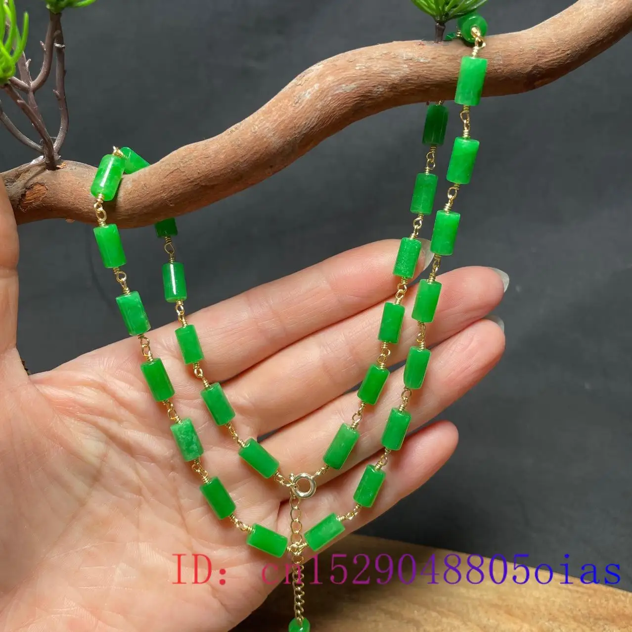 Yeşil Yeşim Boncuklu Kolye Vin - The Jewelry & Watches incelemesi ve fiyatı