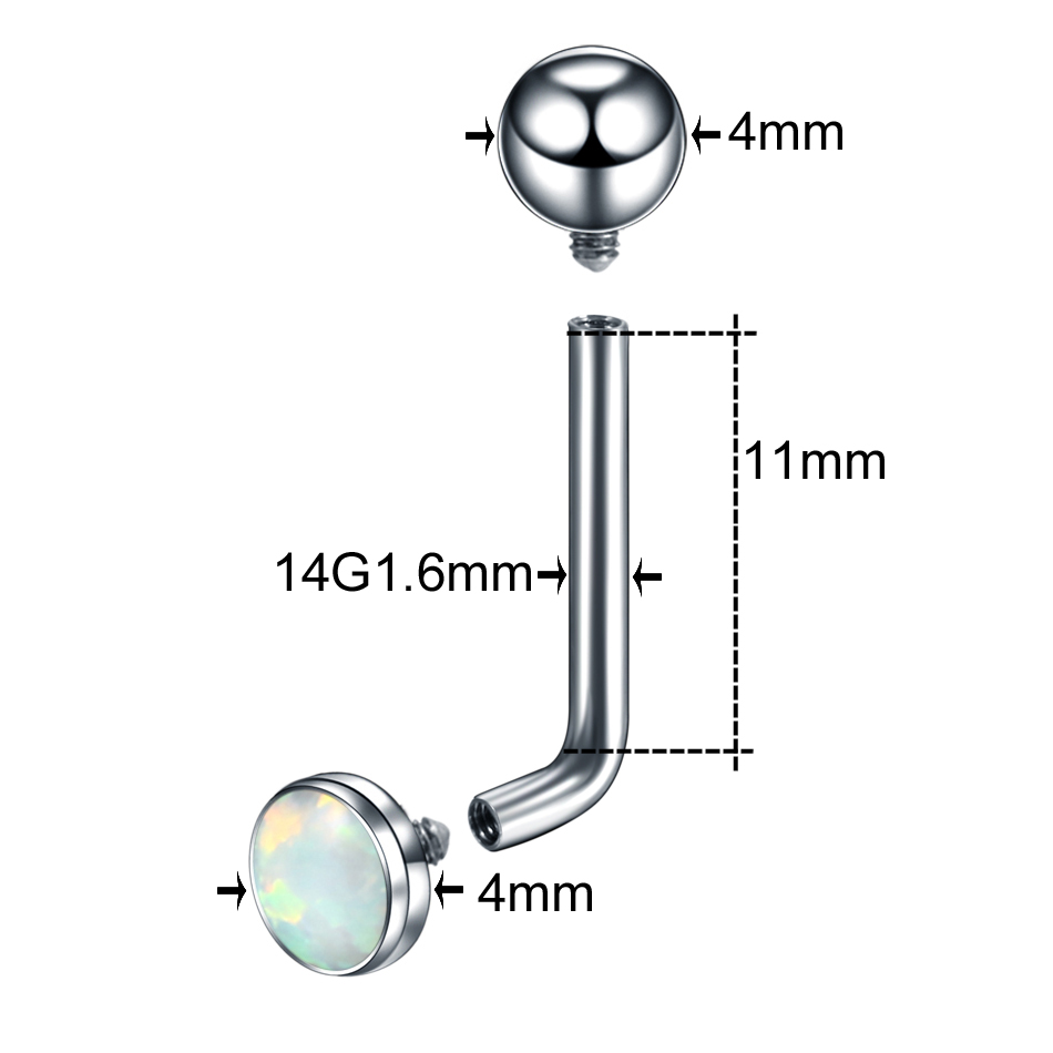 1 adet G23 titanyum Opal krist - Christina Jewelry & Watches Marguerite Ørestik Forgyldt Sølv incelemesi ve fiyatı