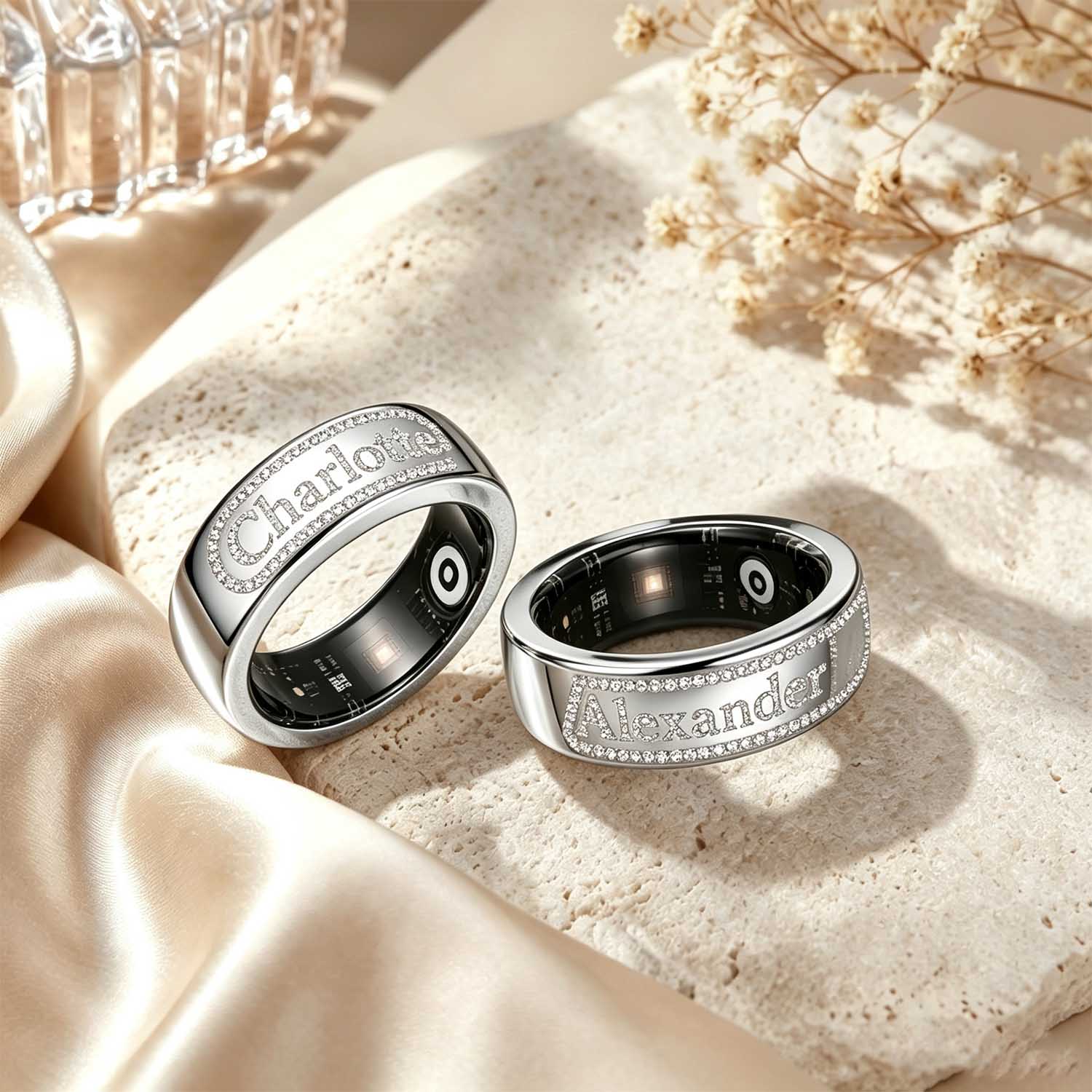 Qitian Özel İsimli Akıllı Yüzü - Moissanite Ring incelemesi ve fiyatı