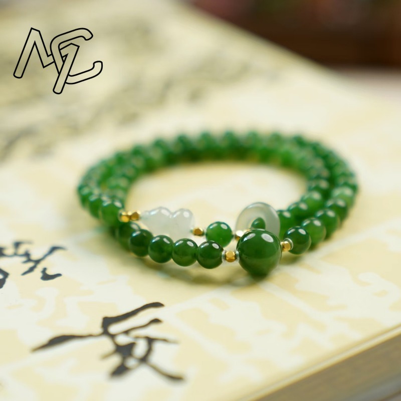 Doğal Yeşim Yeşili Çift Dairel - Charm Bracelet Beads incelemesi ve fiyatı