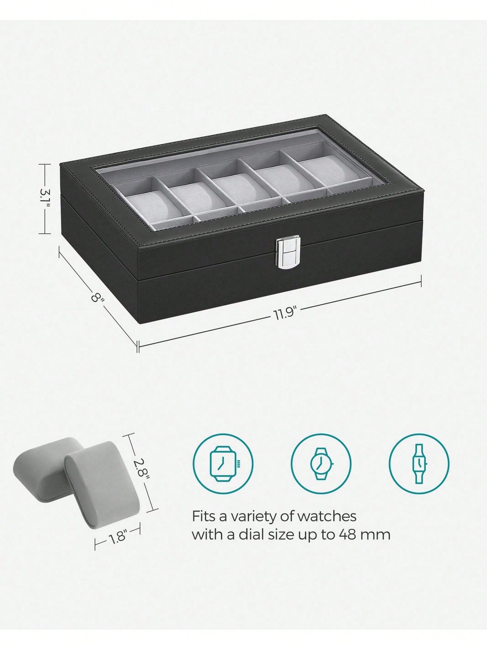12 Yuvalı Kilitlenebilir Saat  - Jewelry Organizer Watches incelemesi ve fiyatı
