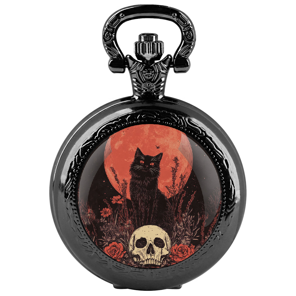 Siyah Kedi Bakan Cam Kubbe Kuv - Jewelry Watches For Kids incelemesi ve fiyatı