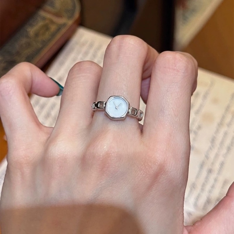 Benzersiz Saat Şeklinde Açılır - Minimalist Ring Stackable incelemesi ve fiyatı