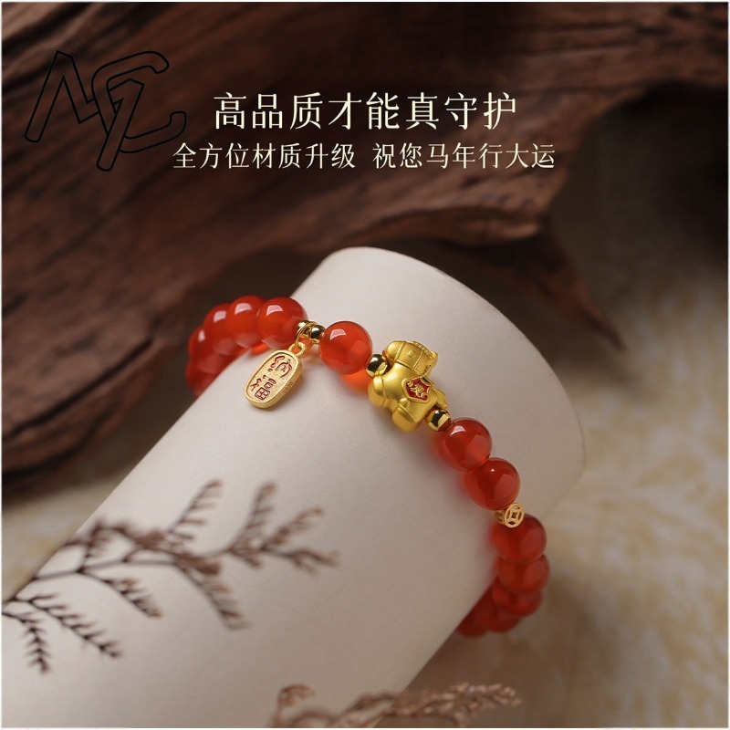 Gerçek Kırmızı Akik At Boncukl - Charm Bracelet Beads incelemesi ve fiyatı