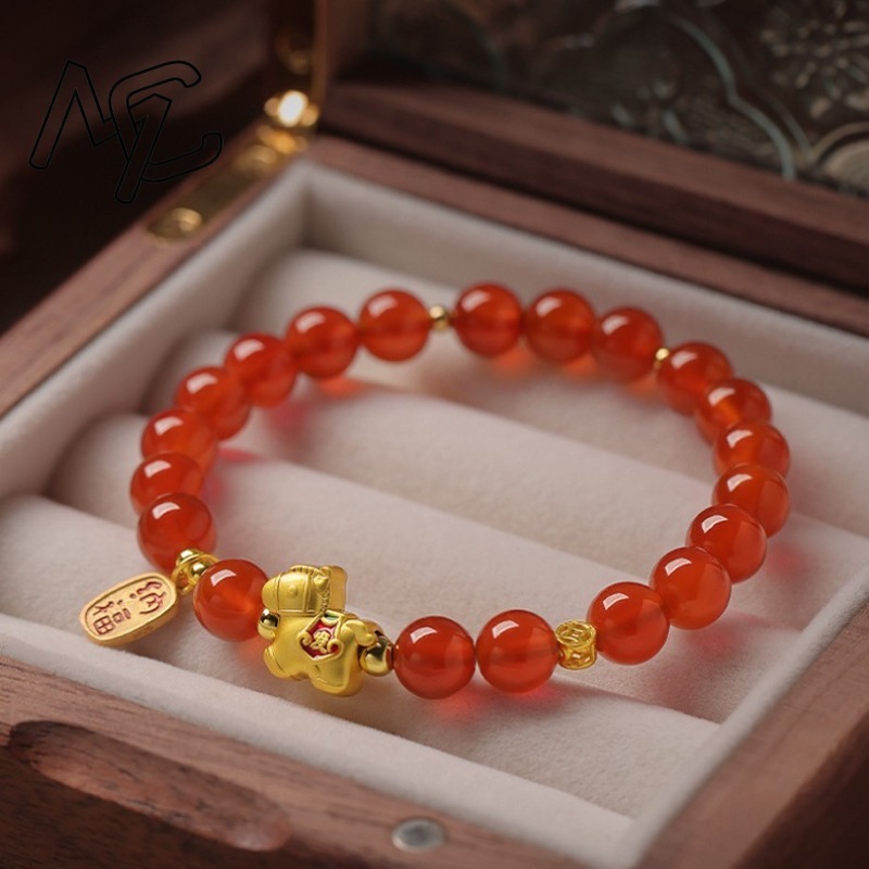 Gerçek Kırmızı Akik At Boncukl - Charm Bracelet Beads incelemesi ve fiyatı