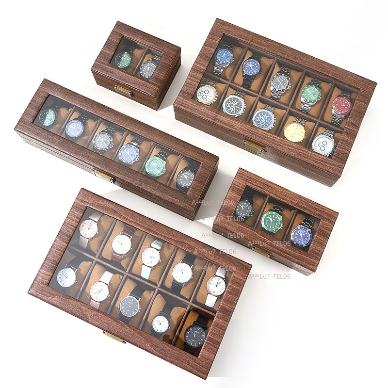 Vintage Ahşap Tahıl PU Deri Sa - Jewelry Organizer Watches incelemesi ve fiyatı