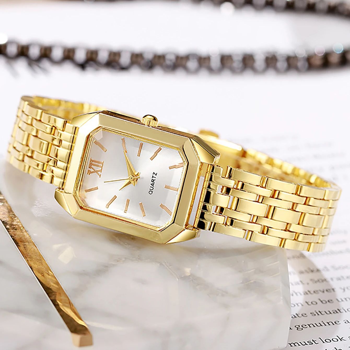 Bayan Kompakt Quartz Saat ve K - Jewelry Box Watches Bracelets incelemesi ve fiyatı