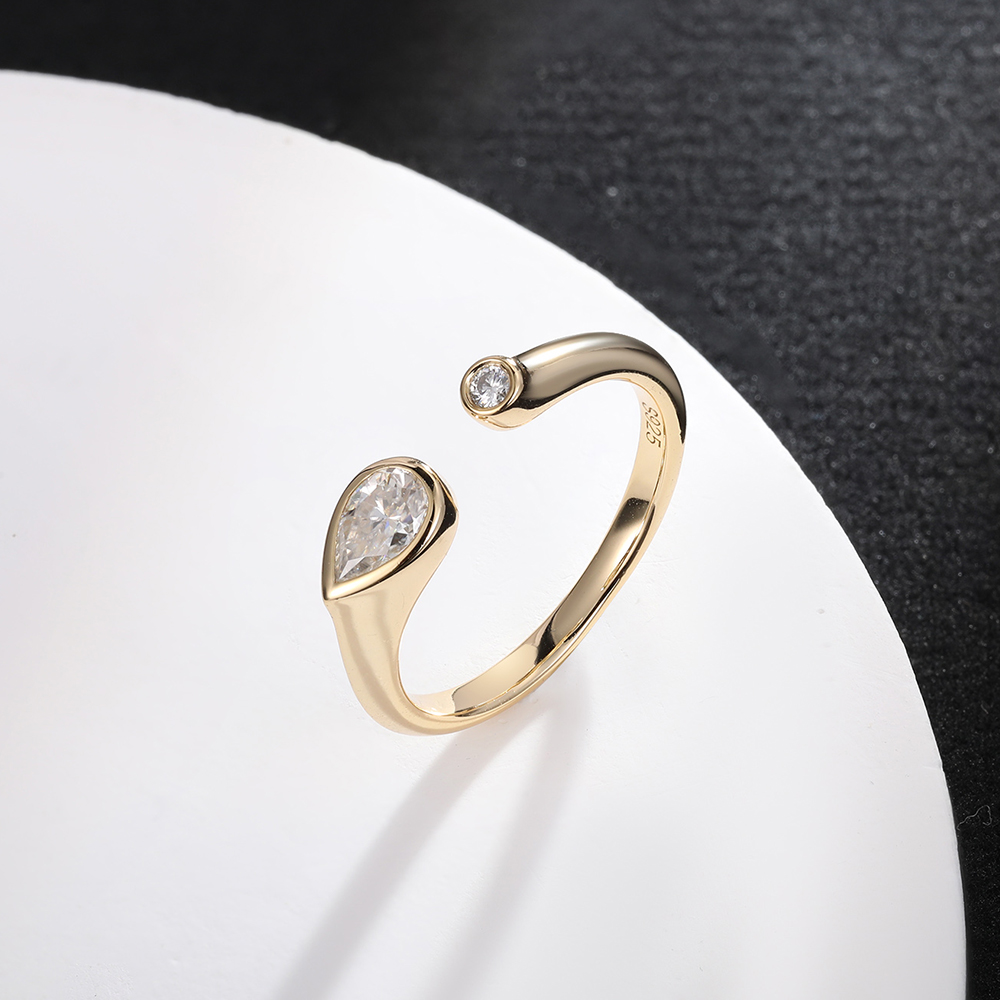 APIR D Renkli Armut ve Yuvarla - Moissanite Ring incelemesi ve fiyatı