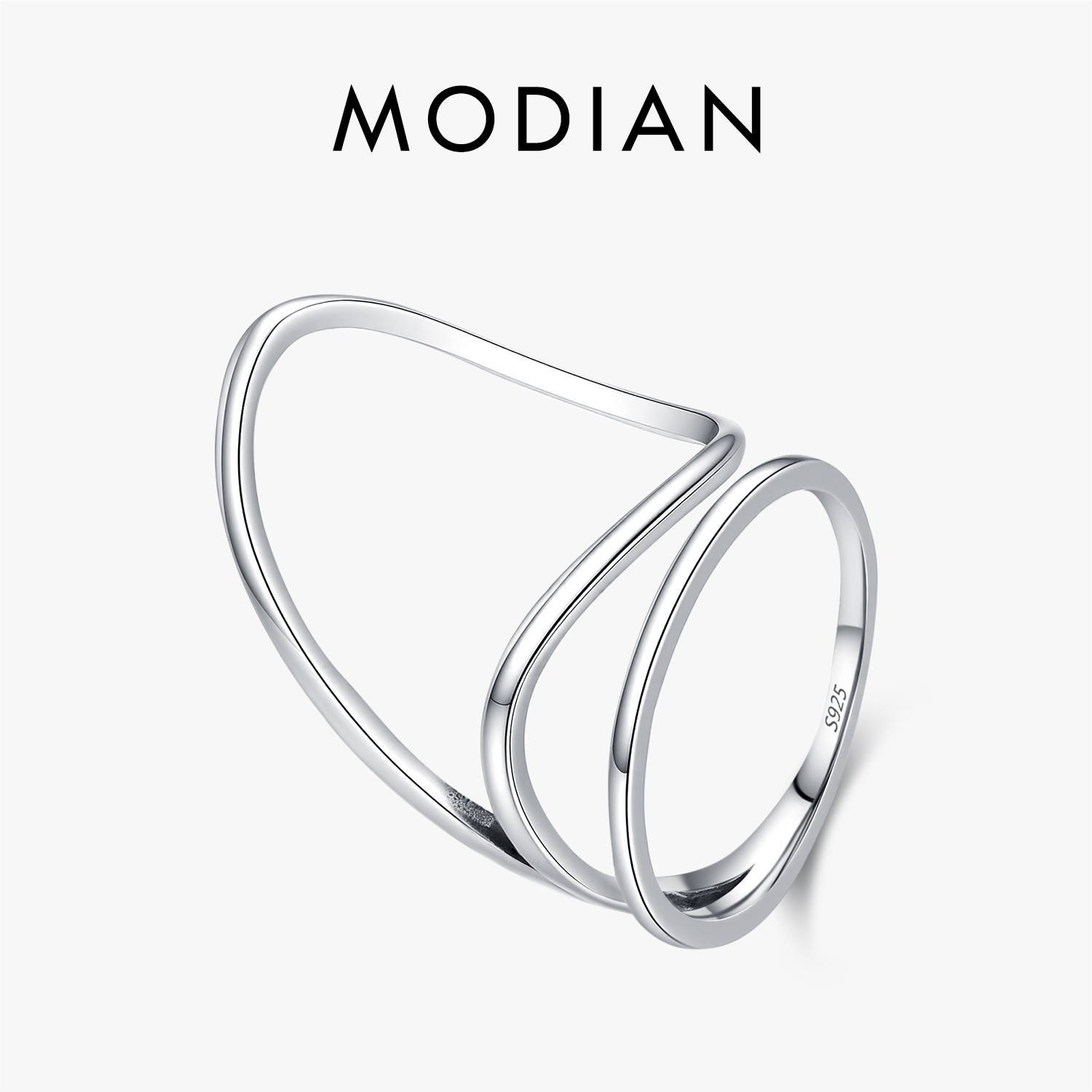 MODIAN 925 Ayar Gümüş Minimali - Minimalist Ring Stackable incelemesi ve fiyatı